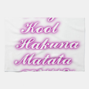 Spiele Cool Hakuna Matata .png Küchentuch