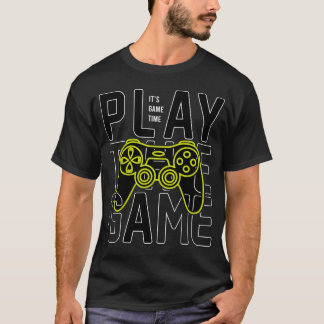 spiele das Spiel-Typografie Grafik T-Shirt-Design T-Shirt