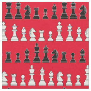 Spiele des Schachspielplatzes Stoff