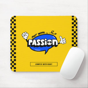 Spiele mit Leidenschaft Motivierendes Gaming Mousepad