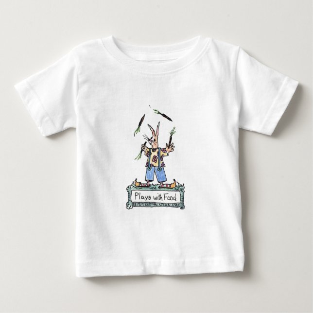 Spiele mit Nahrung Baby T-shirt (Vorderseite)