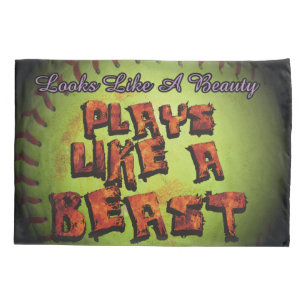 Spiele mögen einen Tier Fastpitch Softball Kissenbezug