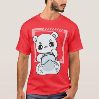Spiele Polarbär spielt Videospiele Gamer Gamepa T-Shirt