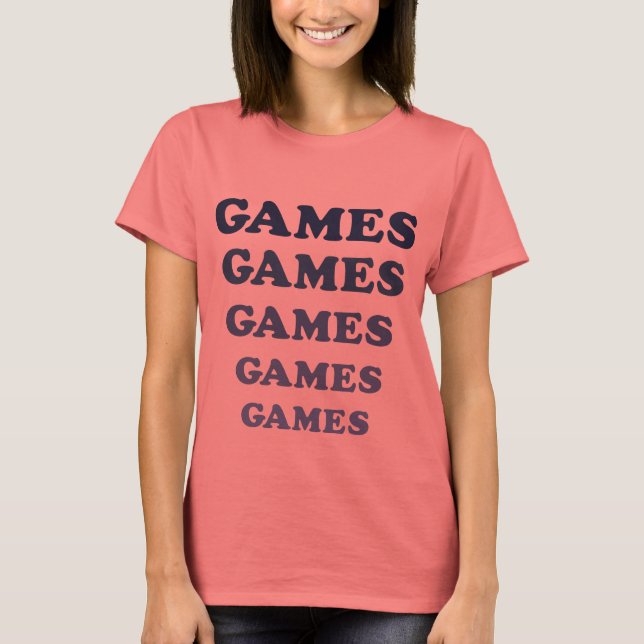 Spiele T-Shirt (Vorderseite)