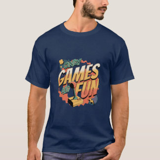 Spiele und lustiges Mädchen T-Shirt