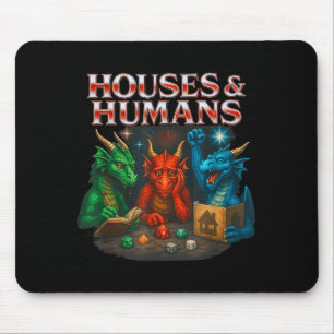 Spielehäuser und Menschen Lustiges Spiel Rpg Gamer Mousepad