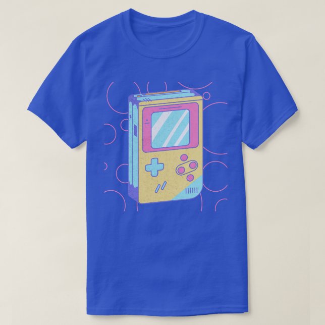 Spielekonsole 90er Retro Gaming Nostalgie T-Shirt (Design vorne)