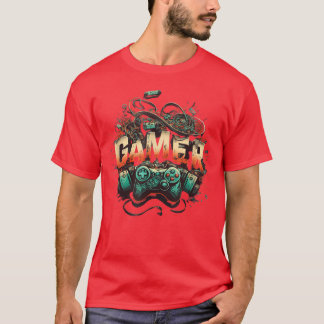 Spielekonsole Videospiel-Geschenk für Freunde T-Shirt