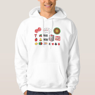 Spielelemente Casino Spiele Hoodie