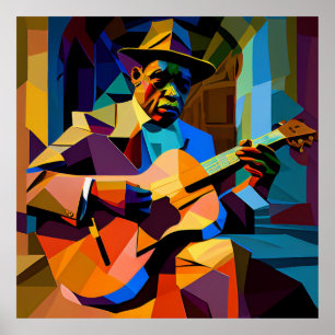 SPIELEN DER BLUES POSTER