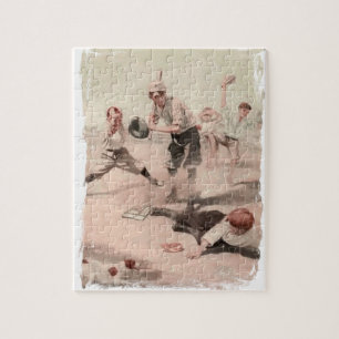 Spielen des Baseballs