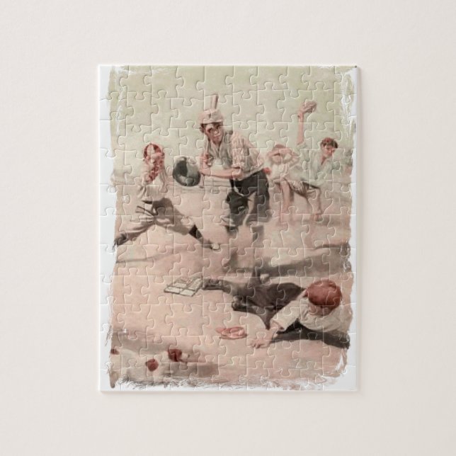 Spielen des Baseballs (Vertikal)