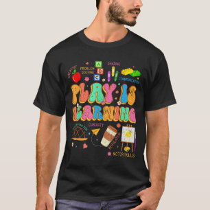 Spielen ist das Lehrerteam zurück in die Schulknei T-Shirt