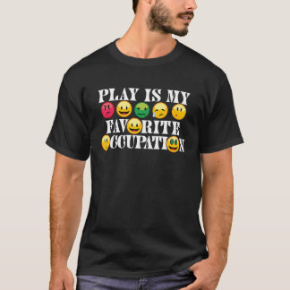 Spielen ist meine Lieblingstherapie für Beruf im G T-Shirt