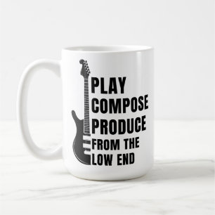 SPIELEN, KOMPONIEREN, PRODUZIEREN VOM TIEFEN ENDE KAFFEETASSE