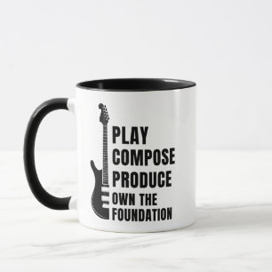 SPIELEN, KOMPONIEREN, PRODUZIEREN VOM TIEFEN ENDE TASSE