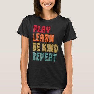 Spielen lernen Wie wiederholte Pflanze Retro Unity T-Shirt