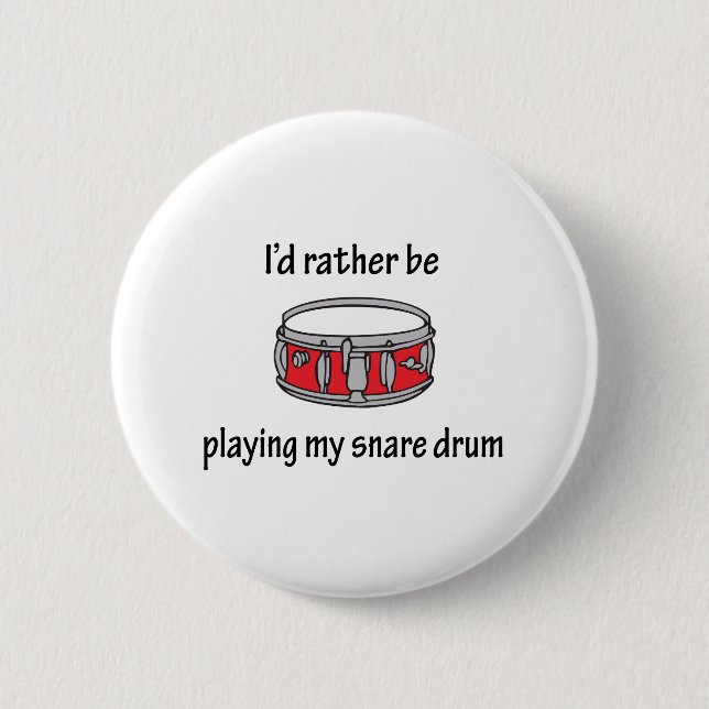 Spielen meiner Schnarrtrommel Button (Vorderseite)