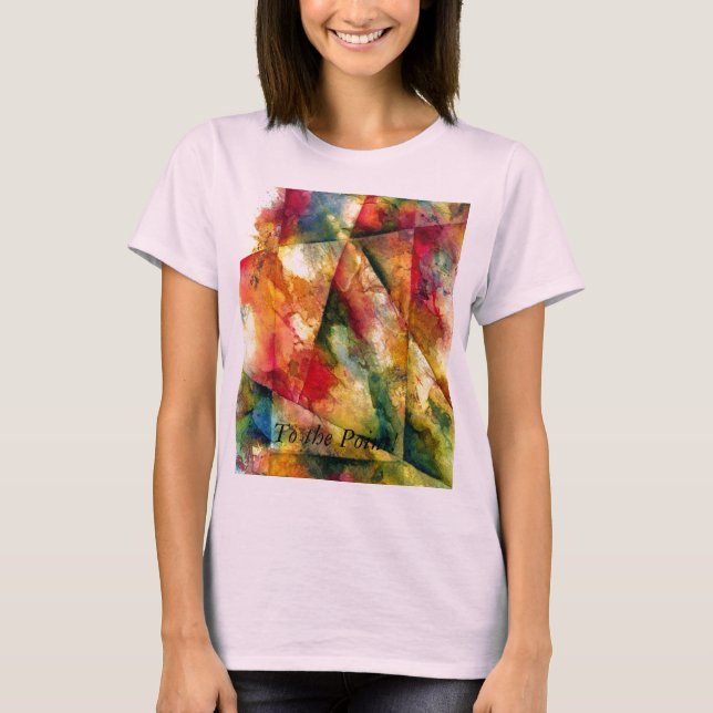 Spielen mit bunten Winkeln T-Shirt (Vorderseite)