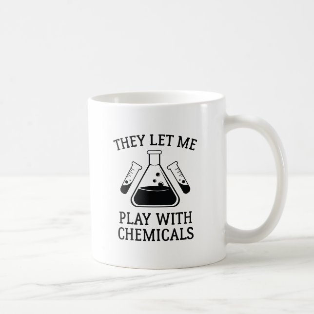 Spielen mit Chemikalien Kaffeetasse (Rechts)