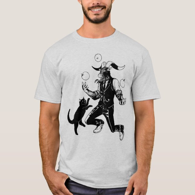 Spielen mit einer Katze T-Shirt (Vorderseite)