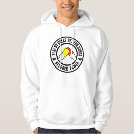 Spielen nach Regeln erhalten die Karten Referenten Hoodie