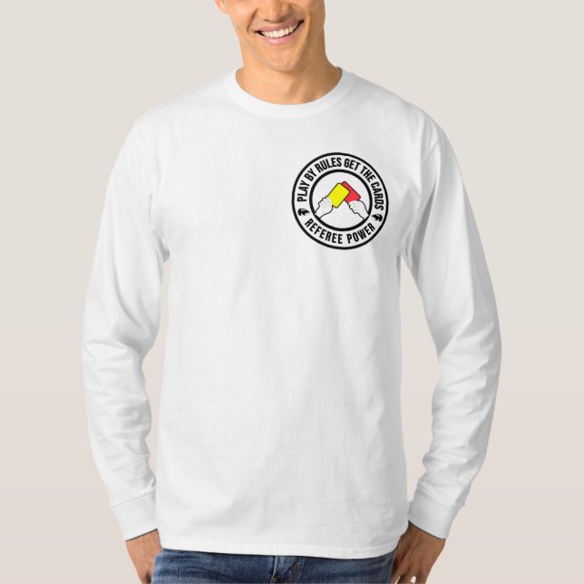 Spielen nach Regeln erhalten die Karten Referenten T-Shirt (Vorderseite)