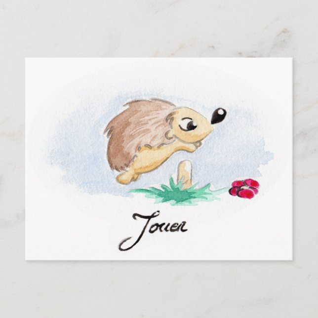 Spielen Postkarte (Vorderseite)