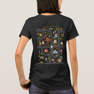 Spielen Sie Autos auf dem Rücken Shirt der Mama