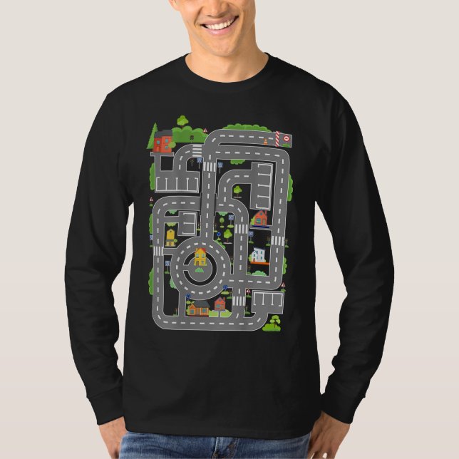 Spielen Sie Autos auf dem Track-Fan des HinterPlay T-Shirt (Vorderseite)