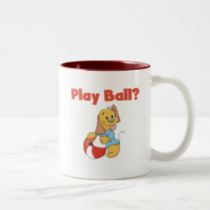 Spielen Sie Ball Tshirts und Geschenke Zweifarbige Tasse
