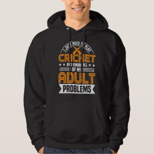 Spielen Sie Cricket Sports Team Player Batsman Co Hoodie