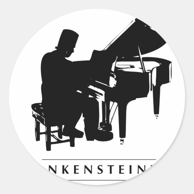 Spielen Sie die Frankensteinway! Runder Aufkleber (Vorderseite)