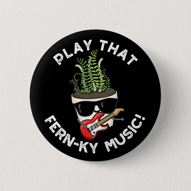 Spielen Sie die lustige Pflanze der Fern-Musik Dar Button (Vorderseite)