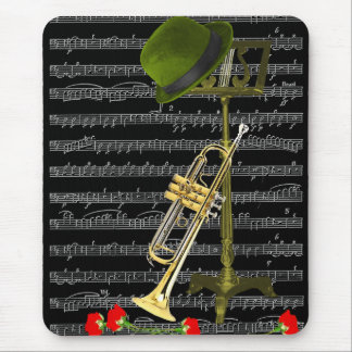 Spielen Sie die Musik. Mousepad