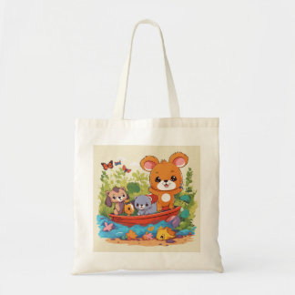 Spielen Sie ein Tierdesign für Kinder Tragetasche