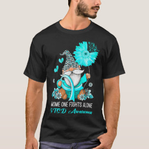 Spielen Sie einen Kampf alleine Aquamariner Ribbon T-Shirt