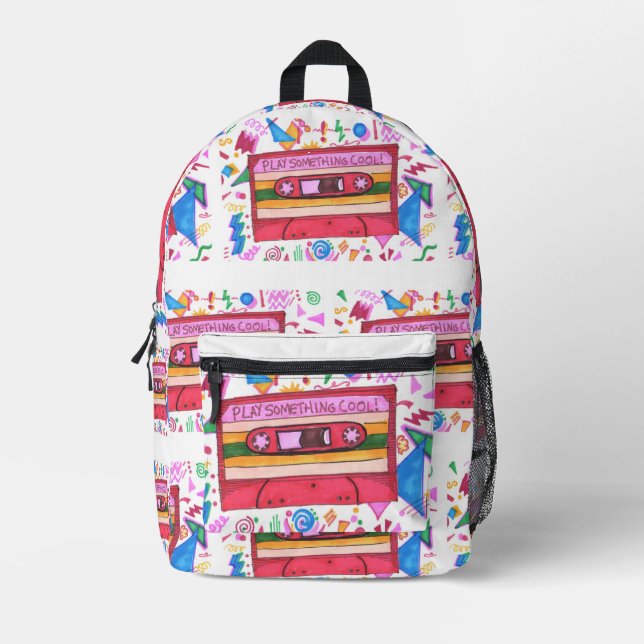 Spielen Sie etwas Cooles episches Musikvideo Bedruckter Rucksack (Vorderseite)
