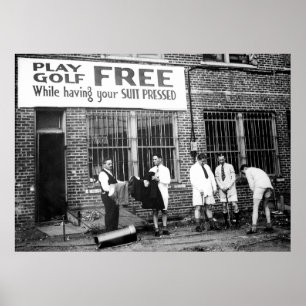 Spielen Sie Golf kostenlos (während Sie Ihren Anzu Poster