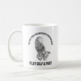 Spielen Sie Golf und beten Sie Tasse