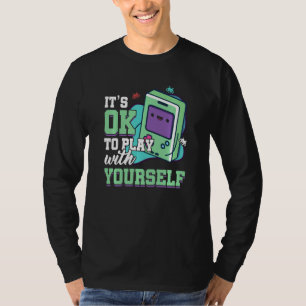 Spielen Sie Ihr Computervideospiel in der Konsole T-Shirt
