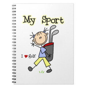 Spielen Sie meinen Sport Golf Notizblock
