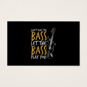 Spielen Sie nicht die Bass-Gitarre Lassend
