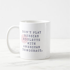 Spielen Sie nicht russischer Roulette-Kaffee-Tasse Kaffeetasse