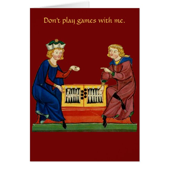 Spielen Sie nicht Spiele mit mir (Vorne)