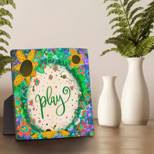 Spielen Sie Niedlich Spaß Whimsical Kids Inspirivi Fotoplatte