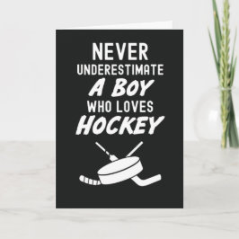 Spielen Sie Niedliche Hockeykarten für Jungs für K Karte
