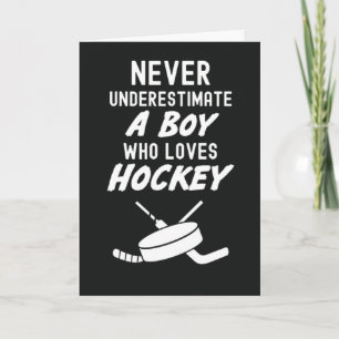 Spielen Sie Niedliche Hockeykarten für Jungs für K Karte