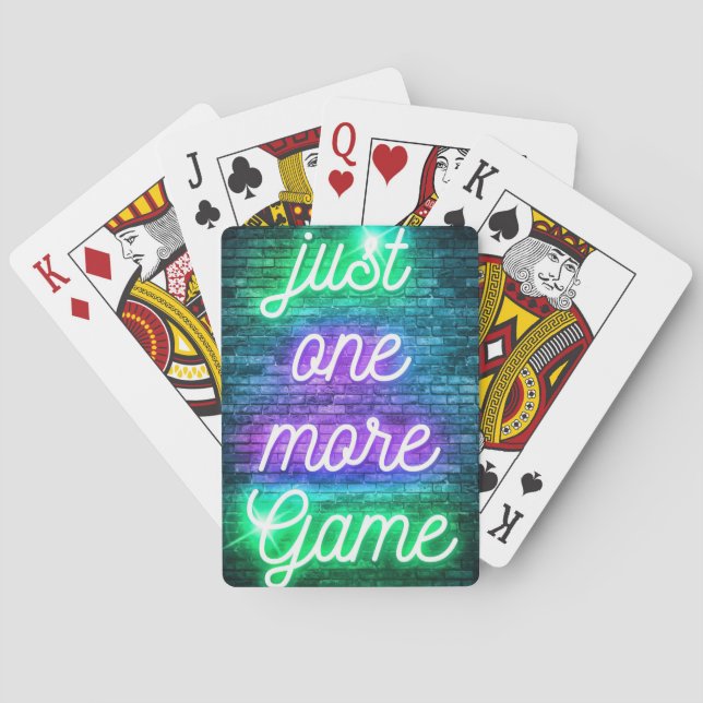 Spielen Sie noch ein Spiel Spielkarten (Rückseite)