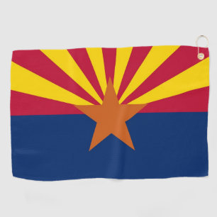Spielen Sie Tuch mit Flagge von Arizona, USA Golf